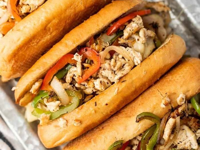 Buy 2 Get 1 Free (8" Philly Chicken Sub)