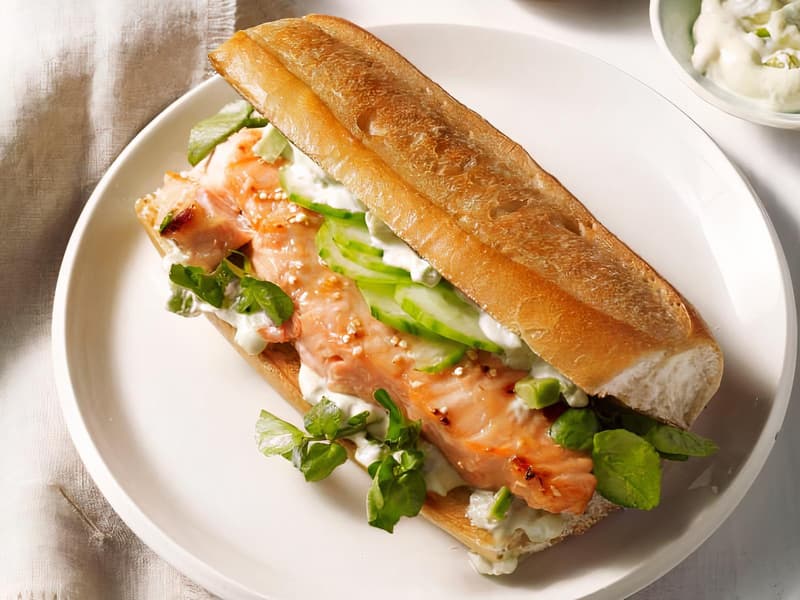 8" Grill Salmon Sub