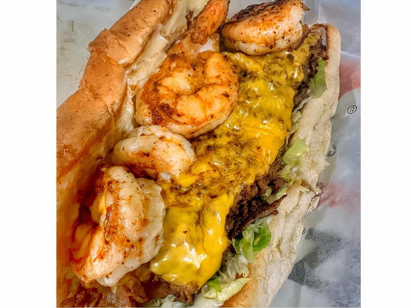 8" Steak and Shrimp Sub