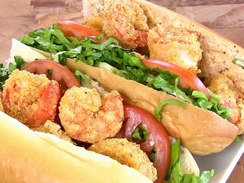 Fried Shrimp Poe Boy 8"