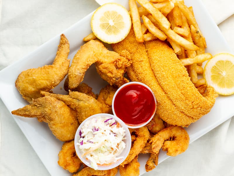 Fish and Chicken Combo with Three Item