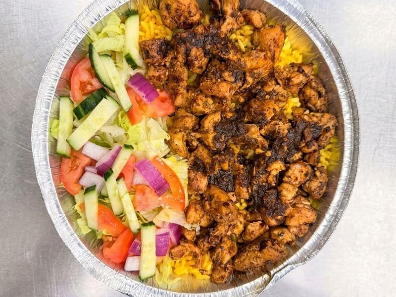 Jerk Chicken Over Rice